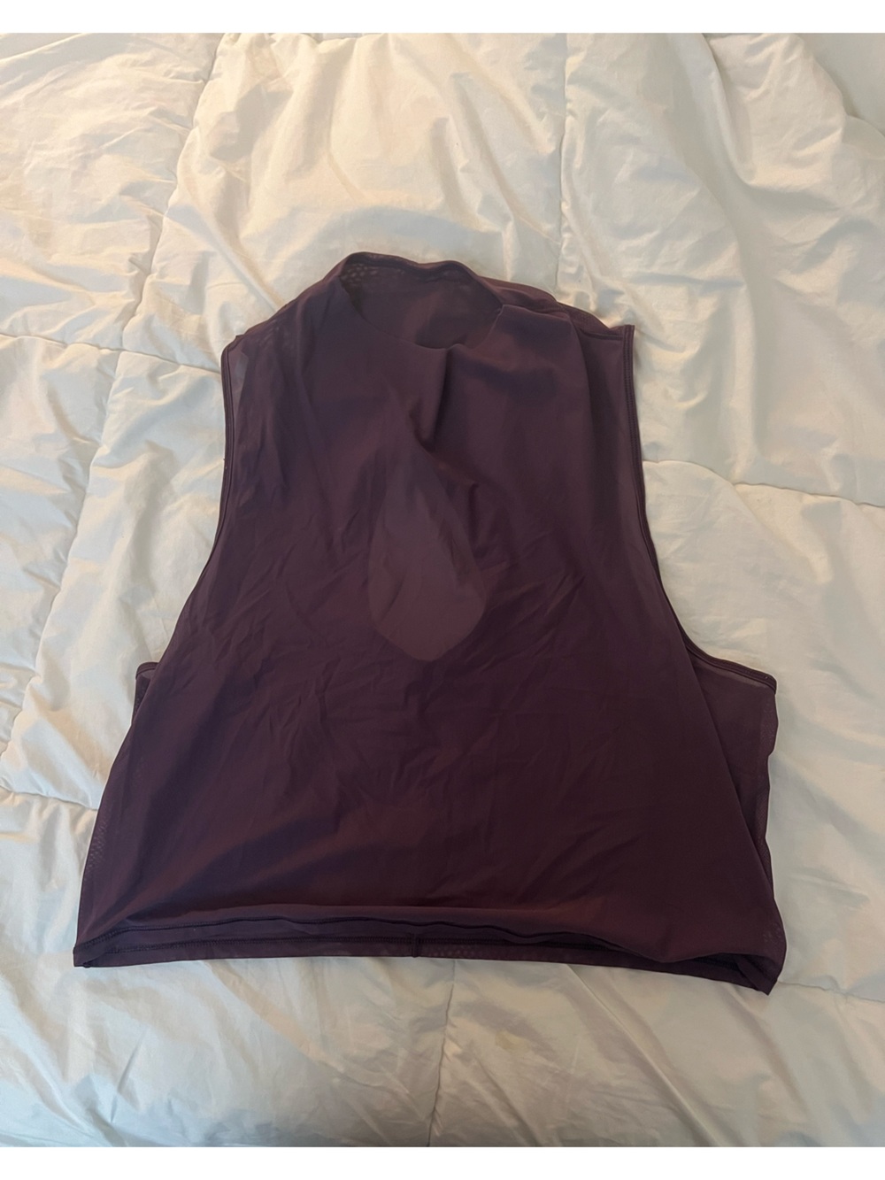 lululemon athletica keyhole mesh tank top